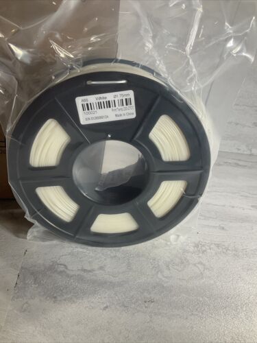 SUNLU ABS 3D Printer Filament, ABS Filament 1.75mm Dimensional Accuracy white (6922767204535)